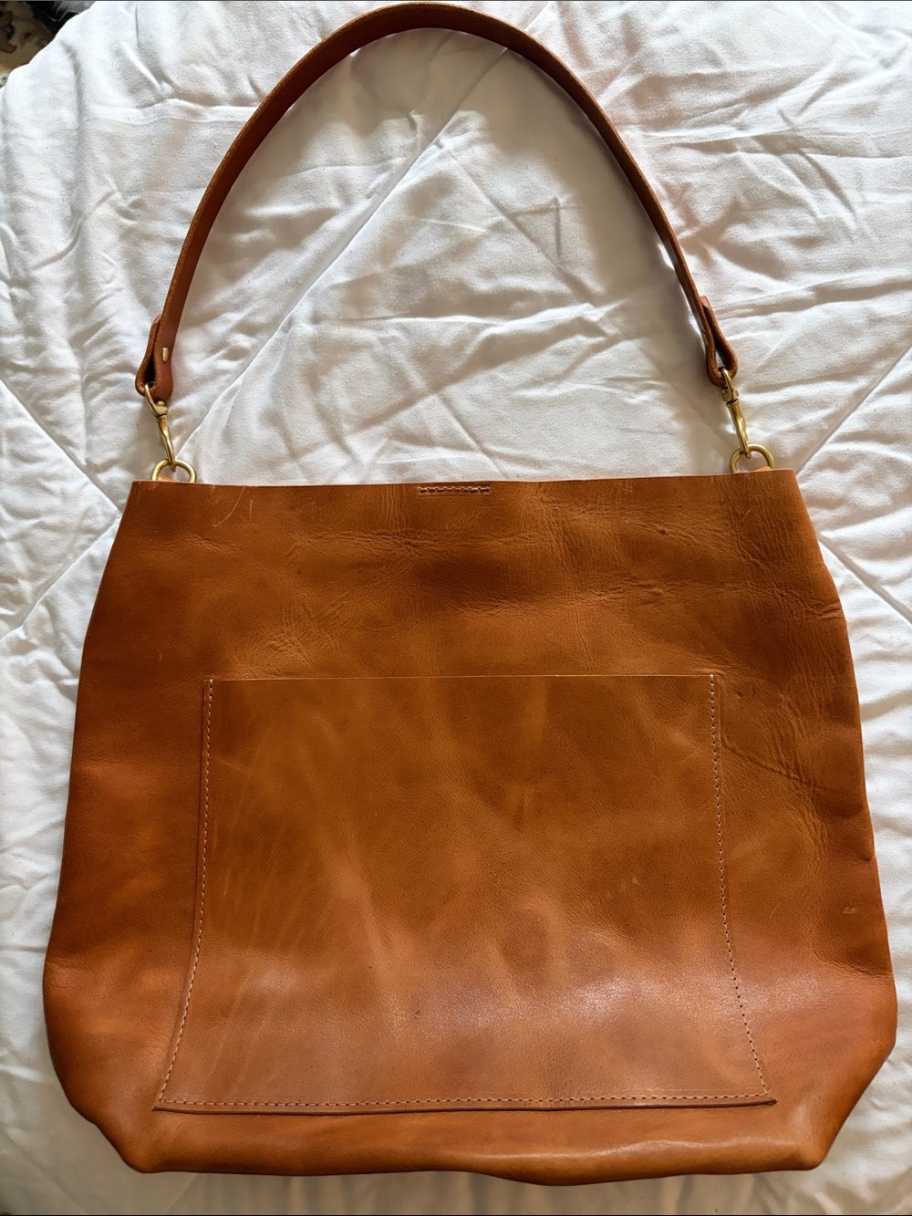 Juliette Rose Designs Day Bag Shoulder Bag in Vegetable Tanned Leather